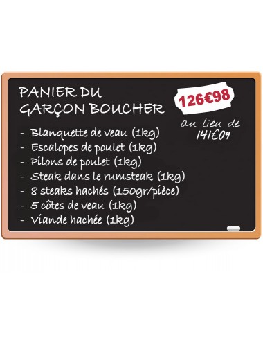 PANIER DU GARÇON BOUCHER