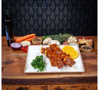 BROCHETTE DE CANARD - MIEL / ABRICOT