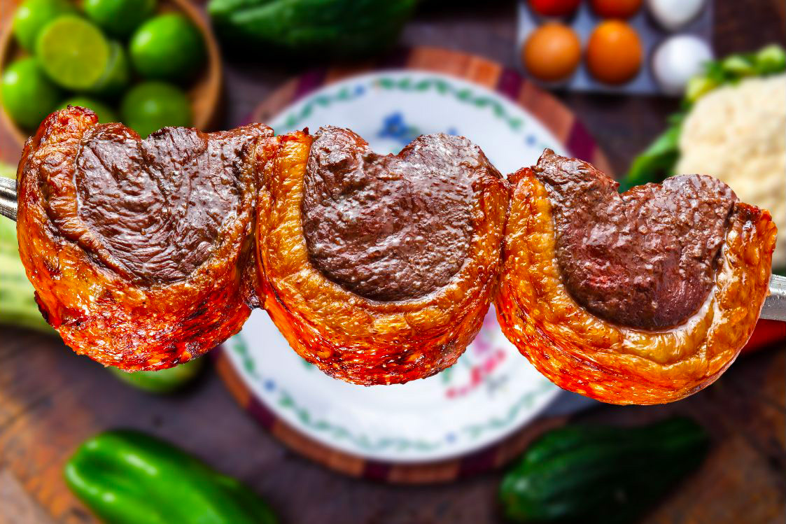 Une brochette de picanha de boeuf