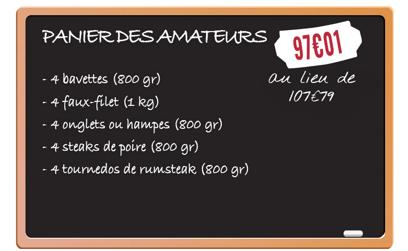Un colis de viande pas cher
