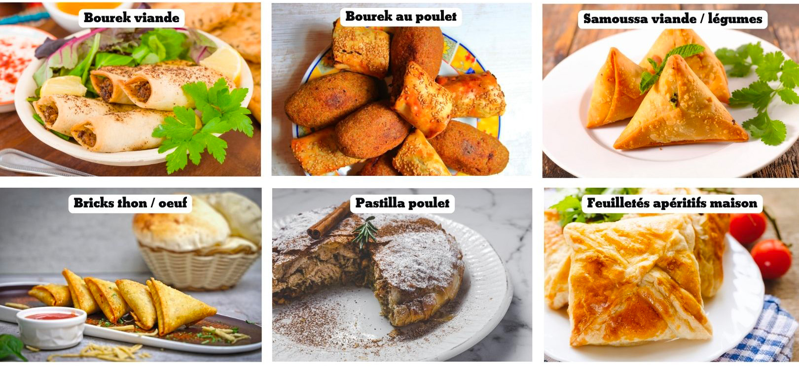 6 plats différents du ramadan
