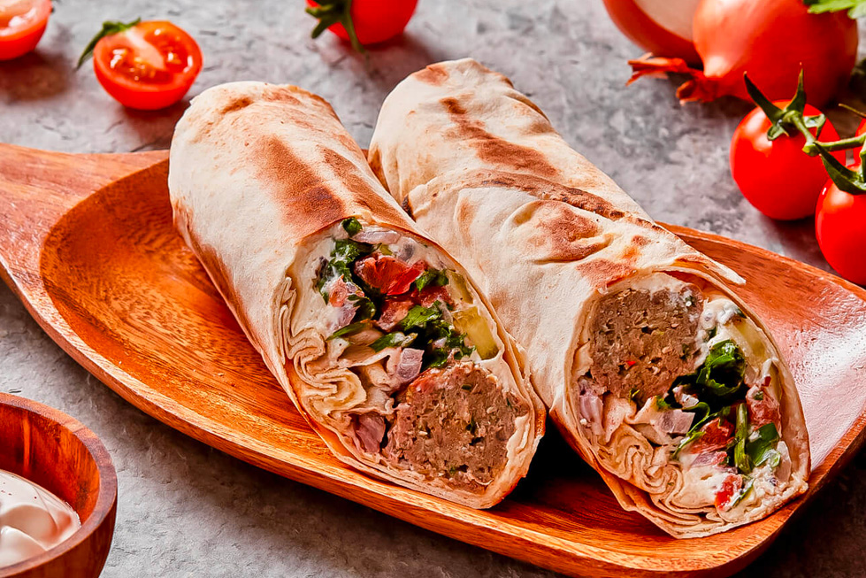 Un sandwich à la kefta de boeuf