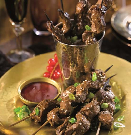 Des brochettes d'agneau façon teriyaki