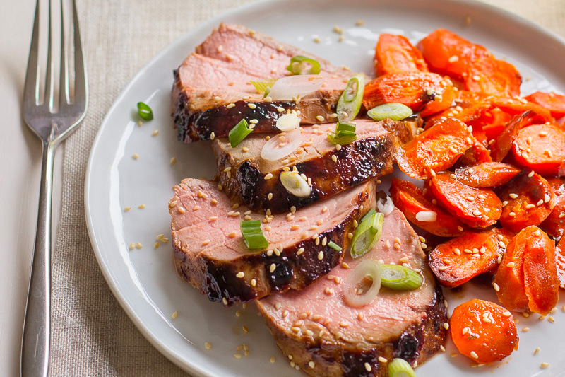 Un filet mignon de veau en tranches