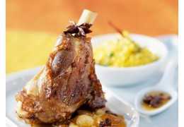 Souris d'agneau confite au miel