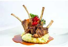Côtes d’agneau aux groseilles