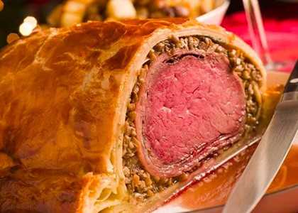 Bœuf en croute – farci aux champignons