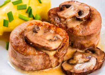 Grenadin de veau et sa sauce au foie gras