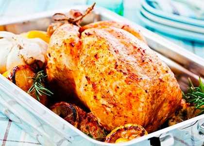 Poulet rôti façon marocaine