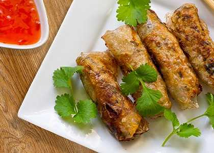 Recette de nems de poulet