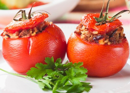 Recette des tomates farcies et leur sauce échalote