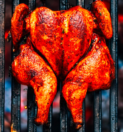 Poulet crapaudine grillé au barbecue et ses épices : un festin estival