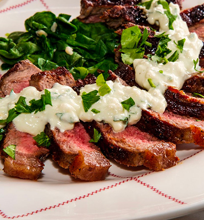 Le filet de boeuf et sa sauce Gorgonzola !