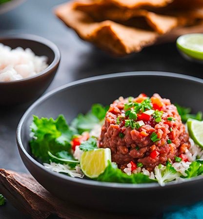 Recette du tartare de boeuf Thaï